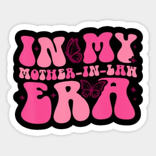 Groovy In My Mother In Law Era Family Matching Mother Sticker